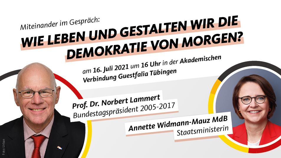 Wie leben und gestalten wir die Demokratie von morgen – Miteinander im Gespräch mit Prof. Dr. Norbert Lammert